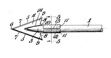 US1,604,713 – One of the Earliest U.S. Patented Broadhead Points